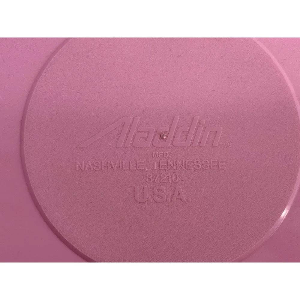 Vintage 1990 Cabbage Patch Kids Lunch Box Aladdin Pink Plastic Kidcore Retro Y2K
